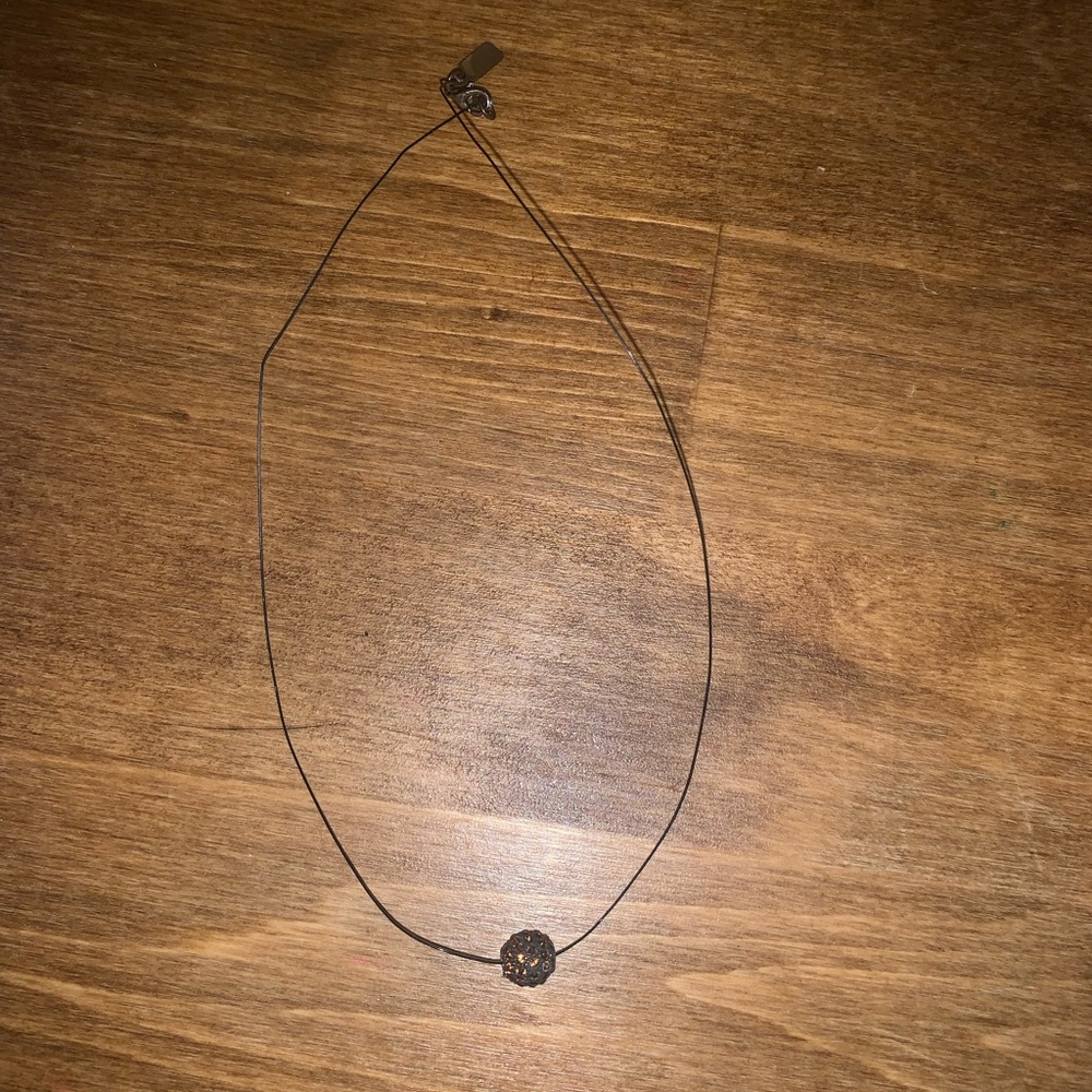 Elegant Brown Beaded Necklace
